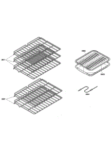 Shelfs parts for Bosch Wall Oven HBN5650UC/01 from AppliancePartsPros.com