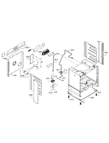 Frame parts for Bosch Range HGI8054UC/01 from AppliancePartsPros.com