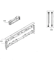 Control Panel parts for Bosch Dishwasher SHV68E13UC/29 from AppliancePartsPros.com