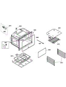 Oven Lower parts for Bosch Wall Oven HBL3560UC/02 from AppliancePartsPros.com