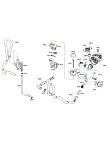 Pump Assembly parts for Bosch Dishwasher SHX3AM02UC/01 from AppliancePartsPros.com