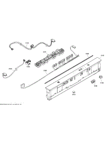 Control Assembly parts for Bosch Dishwasher SHX3AM05UC/01 from AppliancePartsPros.com