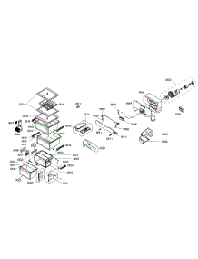 Refrigerator Section parts for Bosch Refrigerator B20CS80SNB/01 from AppliancePartsPros.com