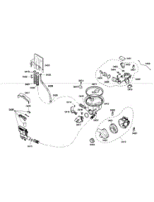 Pump Assembly parts for Bosch Dishwasher SHE45M02UC/48 from AppliancePartsPros.com