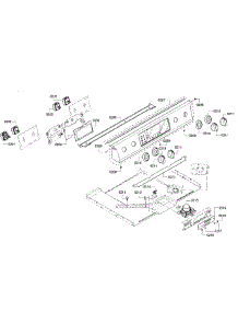 Control Panel parts for Bosch Range HEIP054U/01 from AppliancePartsPros.com