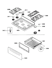 Top  /  Drawer parts for Bosch Range HGS3023UC/01 from AppliancePartsPros.com