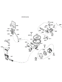 Pump Assembly parts for Bosch Dishwasher SHV46C13UC/26 from AppliancePartsPros.com