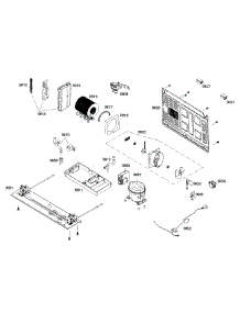 Compressor parts for Bosch Refrigerator B22CS50SNS/02 from AppliancePartsPros.com