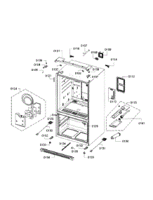 Main Asy parts for Bosch Refrigerator B26FT70SNS/03 from AppliancePartsPros.com