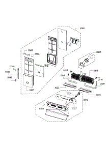 Freezer Asy parts for Bosch Refrigerator B26FT70SNS/06 from AppliancePartsPros.com