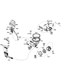 Pump Assembly parts for Bosch Dishwasher SHE44C07UC/22 from AppliancePartsPros.com