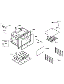 Oven Lower parts for Bosch Wall Oven HBL3550UC/02 from AppliancePartsPros.com