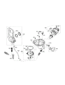 Valve Assembly parts for Bosch Dishwasher SHP53T55UC/02 from AppliancePartsPros.com