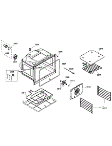 Oven Upper parts for Bosch Wall Oven HBL3550UC/04 from AppliancePartsPros.com