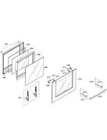 Door Lower parts for Bosch Wall Oven HBL3550UC/04 from AppliancePartsPros.com