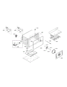 Cavity parts for Bosch Range HDI8054U/01 from AppliancePartsPros.com