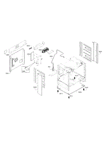 Frame parts for Bosch Range HDI8054U/01 from AppliancePartsPros.com