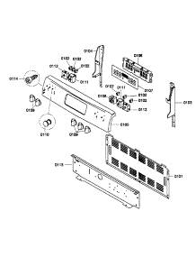 Control Assembly parts for Bosch Range HES5053U/01 from AppliancePartsPros.com