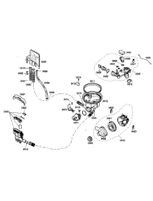 Pump Assembly parts for Bosch Dishwasher SHE44C06UC/22 from AppliancePartsPros.com