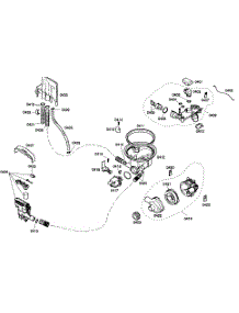 Pump Assembly parts for Bosch Dishwasher SHE44C05UC/22 from AppliancePartsPros.com