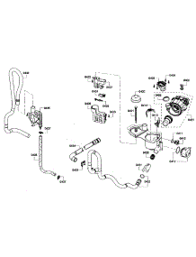 Pump Assembly parts for Bosch Dishwasher SHE4AP05UC/03 from AppliancePartsPros.com