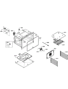 Oven Upper parts for Bosch Wall Oven HBL3550UC/09 from AppliancePartsPros.com