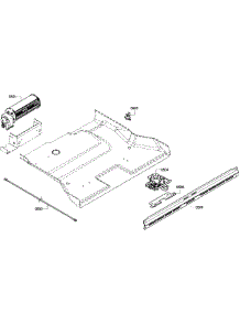 Fan Cooling parts for Bosch Wall Oven HBL3550UC/09 from AppliancePartsPros.com