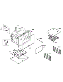 Oven Lower parts for Bosch Wall Oven HBL3550UC/09 from AppliancePartsPros.com