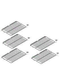 Shelfs parts for Bosch Wall Oven HBL3550UC/09 from AppliancePartsPros.com