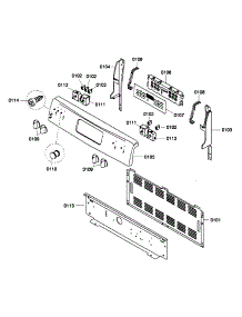 Control Assembly parts for Bosch Range HES3053U/01 from AppliancePartsPros.com