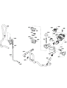 Pump Assembly parts for Bosch Dishwasher SHE4AM15UC/02 from AppliancePartsPros.com
