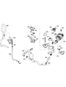 Pump Assembly parts for Bosch Dishwasher SHE4AM15UC/03 from AppliancePartsPros.com