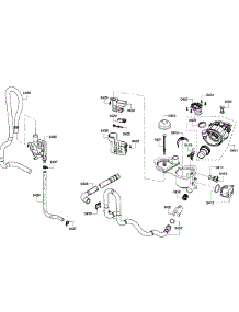 Pump Assembly parts for Bosch Dishwasher SHE4AM15UC/05 from AppliancePartsPros.com