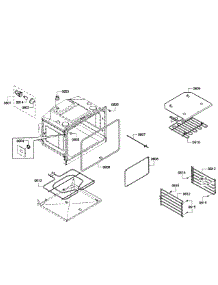 Oven Lower parts for Bosch Wall Oven HBL3550UC/10 from AppliancePartsPros.com