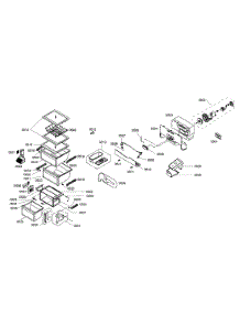 Refrigerator Section parts for Bosch Refrigerator B20CS80SNS/01 from AppliancePartsPros.com