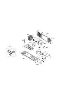 Compressor  /  Condenser parts for Bosch Refrigerator B20CS80SNS/01 from AppliancePartsPros.com
