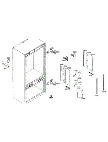 Lightning Assembly parts for Bosch Refrigerator B36IB70NSP/12 from AppliancePartsPros.com