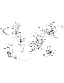 Pump Assembly parts for Bosch Dishwasher SHX65P06UC/63 from AppliancePartsPros.com