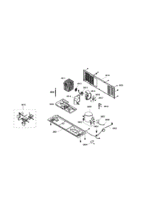 Compressor  /  Condenser parts for Bosch Refrigerator B20CS51SNI/02 from AppliancePartsPros.com