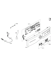 Control Panel parts for Bosch Dryer WTVC8530UC/09 from AppliancePartsPros.com