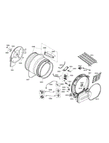 Tub parts for Bosch Dryer WTMC8530UC/06 from AppliancePartsPros.com