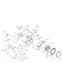 Heater Assembly parts for Bosch Dryer WTVC833PUS/11 from AppliancePartsPros.com