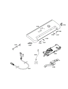 Control Panel parts for Bosch Dryer WTMC552SUC/02 from AppliancePartsPros.com