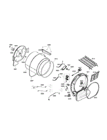 Drum Assembly parts for Bosch Dryer WTMC652SUC/01 from AppliancePartsPros.com