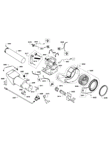 Motor Assembly parts for Bosch Dryer WTVC5530UC/09 from AppliancePartsPros.com