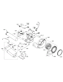 Motor Assembly parts for Bosch Dryer WTVC533CUS/10 from AppliancePartsPros.com