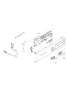 Control Panel parts for Bosch Dryer WTVC853PUC/09 from AppliancePartsPros.com