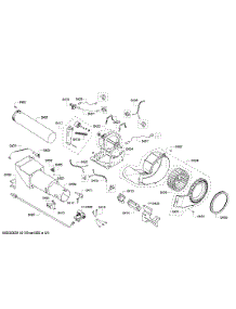 Motor parts for Bosch Dryer WTVC553CUC/09 from AppliancePartsPros.com