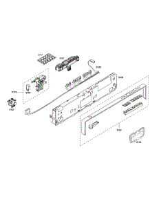 Panel Assembly parts for Bosch Dishwasher SHV65P03UC/53 from AppliancePartsPros.com