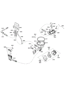 Pump Assembly parts for Bosch Dishwasher SHV65P03UC/53 from AppliancePartsPros.com